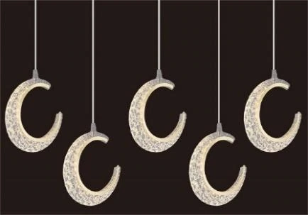 Hanging Moon Light with Led x10